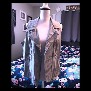 Leather vest - Brand New